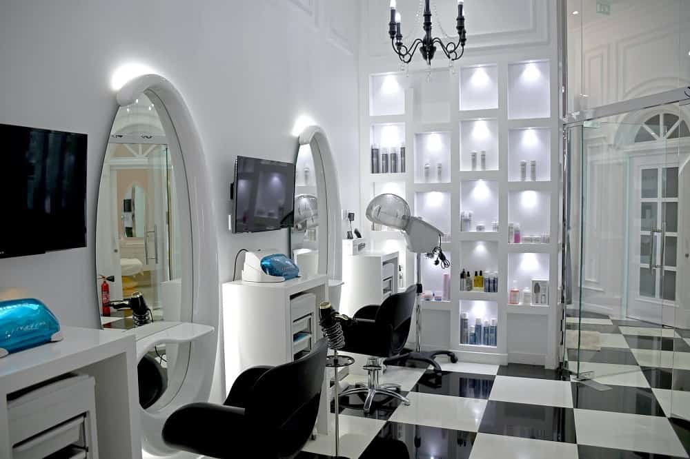 interior design for beauty parlor