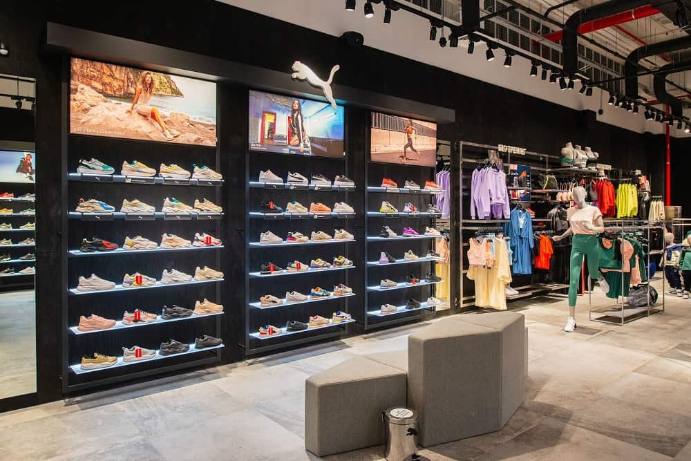 interior design for shoe shop