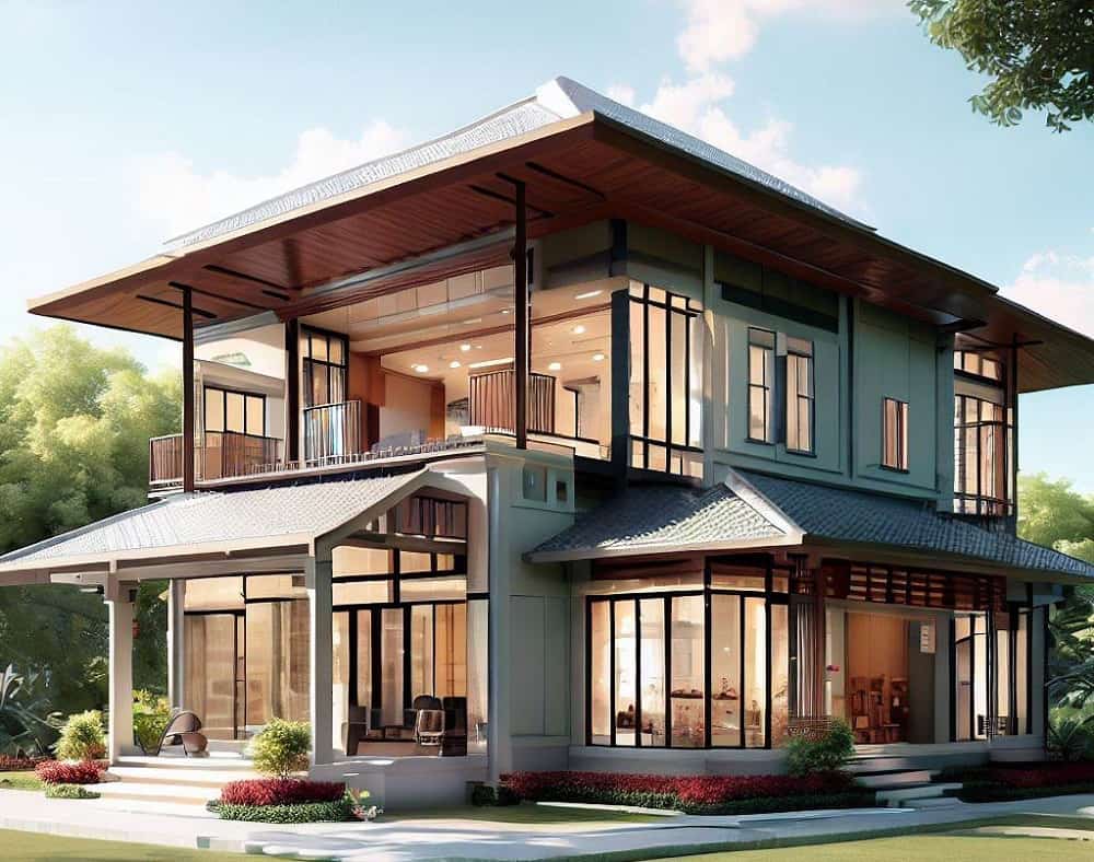 2 Story House Designs in Sri Lanka
