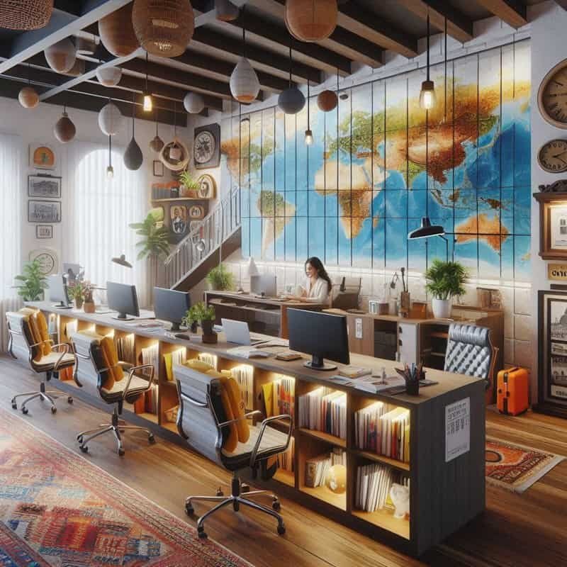 Travel Agency Office Interior Design Ideas